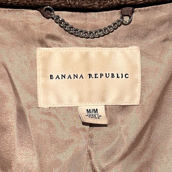 BANANA REPUBLIC Wool Pea Coat - Size M - Picture 6 of 10